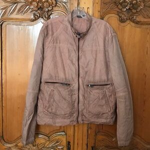 Saks Fifth Avenue GRAY Zipper Detail Jacket